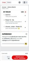 Biletul Zilei XBets.ro  Marți, 05.05.2026 – Bet Builder cota 4.25   Arsenal vs Atletico Madrid