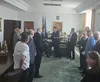 Simion și Paraschiv le-au vorbit legendelor Stelei și în biroul de la etajul 6. Foto: GOLAZO.ro