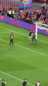 Pedri a executat un penalty împotriva tatălui său. Foto: Captură „X”, @sport