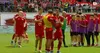 Bucuria celor de la Sepsi după ce au promovat în Liga 1. Foto: captură Prima Sport 1