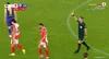 Cartonașul galben primit de Maxime Sivis în meciul cu CFR. Foto: captură Prima Sport