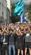 U Craiova - U Cluj (înainte de meci). Foto: Vlad Nedelea / Theodor Jumătate