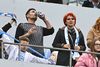 Claudiu Manda și Lia Olguța Vasilescu în tribunele stadionului „Ion Oblemenco” FOTO Raed Krishan/GOLAZO.ro