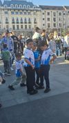 Suporterii au început să se adune în Piața „Mihai Viteazu” din Craiova/ Foto: GOLAZO.ro