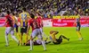 Luan Campos, luat cu Ambulanța de pe teren (foto: captură Digi Sport)