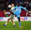 Internaționalul congolez Axel Tuanzebe (prim-plan, la Cupa Africii), jucătorul lui Burnley. Foto: Imago