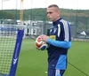 Oleksandr Romanchuk, prima zi la naționala Ucrainei. Fotografii: capturi video YouTube federația ucraineană