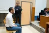 Dani Alves, la tribunalul din Barcelona, unde a fost judecat pentru viol. Foto: Imago