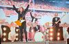 Formația The Killers a cântat în deschiderea finalei Champions League 2026 (foto: X)