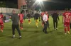 Dorinel Munteanu, conflict cu fanii după ce Hermannstadt a retrogradat. Foto: captură Orange Sport