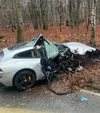 Mașina lui Michail Antonio după accident / Foto: The Sun