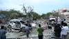 Imagine de la un atentat cu mașină-capcană pus la cale de Al-Shabaab în capitala somaleză Mogadishu, în 2015. Foto: Imago