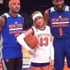 Taylor Swift, fan New York Knicks (foto: X)