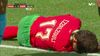 Accidentarea suferită de Abde Ezzalzouli în meciul cu amical cu Norvegia. Foto: Captură „X”, @MPlusDeportes