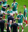 Naționala Mexicului în timpul pauzelor de hidratare/ Foto: IMAGO