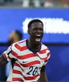 Folarin Balogun, după cele două goluri la SUA - Paraguay 4-1. Foto: Imago