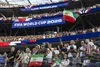 Steagul „Shir o Khorshid” a fost omniprezent în tribune la meciul Iran - Noua Zeelandă FOTO Imago