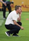 Gică Hagi, la 2-1 contra galezilor, în Ghencea. Foto: Raed Krishan