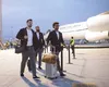 Jucătorii iranieni, pe aeroport, la CM 2026. Foto: Imago