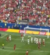 Golul lui Nuno Mendes din meciul cu Uzbekistan. Foto: captură X/@Cr7stianismo_