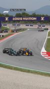 Ciocnirea dintre Verstappen și Russell, Spania 2025 / foto: capturi video Youtube/F1
