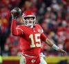 Patrick Mahomes și faimosul său număr 15. Foto: Imago