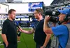Nagelsmann, la flash-interviu după eșec, pe stadionul din Boston. Foto: Imago