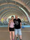 Dan Petrescu, apariție surprinzătoare la Bazinul Didactic de Înot de la Cornu (FOTO: Facebook @ Barracuda Clubul Sportiv)