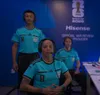 Tatiana Guzman, în camera VAR la meciul Germania - Paraguay (FOTO: captură x.com)