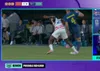 Momentul în care Balogun l-a atacat din spate direct pe gleznă pe Muharemovic, la SUA - Bosnia. Americanul a fost eliminat. Fotografii: capturi TV