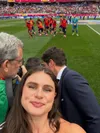 Mingea pentru Spania - Austria 3-0 a fost adusă de Ilona Maher, cea mai populară figură a rugby-ului la nivel global