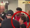 Altercație între membrii delegației Egiptului și poliția din Dallas în hotelul naționalei lui Salah. Fotografii: capturi TV