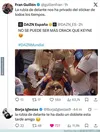 Conversația dintre jurnalistul Fran Guillen și Borja Iglesias. Foto: captură memedeportes.com