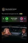 Meme-ul devenit viral cu Erling Haaland și Vinicius. Foto: captură Instagram/@stayhumblecent