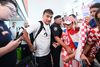Dalic, la întoarcerea cu naționala Croației, pe aeroportul din Zagreb. Foto: Imago