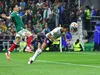 Plonjon la golul de 1-0 după centrarea lui Saka