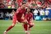 Bruno, enervat că Ronaldo nu i-a lăsat mingea centrată pentru el. Fernandes putea înscrie atunci unicul său gol la CM 2026, al treilea în trei participări la Mondial. Foto: Imago