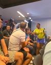 Brahim Diaz a fost întrerupt de doi jurnaliști care s-au lovit la conferință