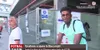Eddy Gnahore la ieșirea din aeroportul „Henri Coandă”/ Foto: captură VIDEO Prima Sport