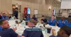 Kylian Mbappe, în capul mesei la aniversarea lui Franck Raviot (FOTO: captură video X / Equipe de France)