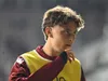 Andrei Șucu, fiul patronului Rapidului, la încălzire alături de jucătorii giuleșteni. Foto: Sport Pictures