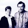 Nadia Comăneci și jurnalistul Helmut Heimann, după interviul din 1987. Foto: colecție personală