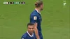 Mbappe, surprins în timp ce zâmbește după ce Anglia a marcat golul de 2-0 FOTO Captură video Antena 1