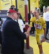 Tadej Pogacar și prințul Albert de Monaco. Foto: Imago