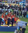 Jucătorii Argentinei le-au întors spatele spaniolilor la festivitatea de premiere după finala CM 2026 / Foto: captură X..jpg