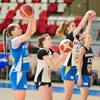 Jucătoarele U18, antrenament la Sala Polivalentă Tulcea. Foto: Facebook/Consiliul Județean Tulcea