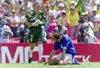 Franco Baresi după ce a ratat lovitura de departajare FOTO Imago