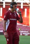Rapid - CFR, jucatorii au iesit sa inspecteze terenul. FOTO Raed Krishan GOLAZO (8).jpg