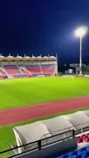 Stadionul „Eugen Popescu” din Târgoviște, pe 8 august 2026. Foto: Facebook/Cristian Daniel Stan