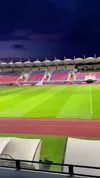 Stadionul „Eugen Popescu” din Târgoviște, pe 8 august 2026. Foto: Facebook/Cristian Daniel Stan